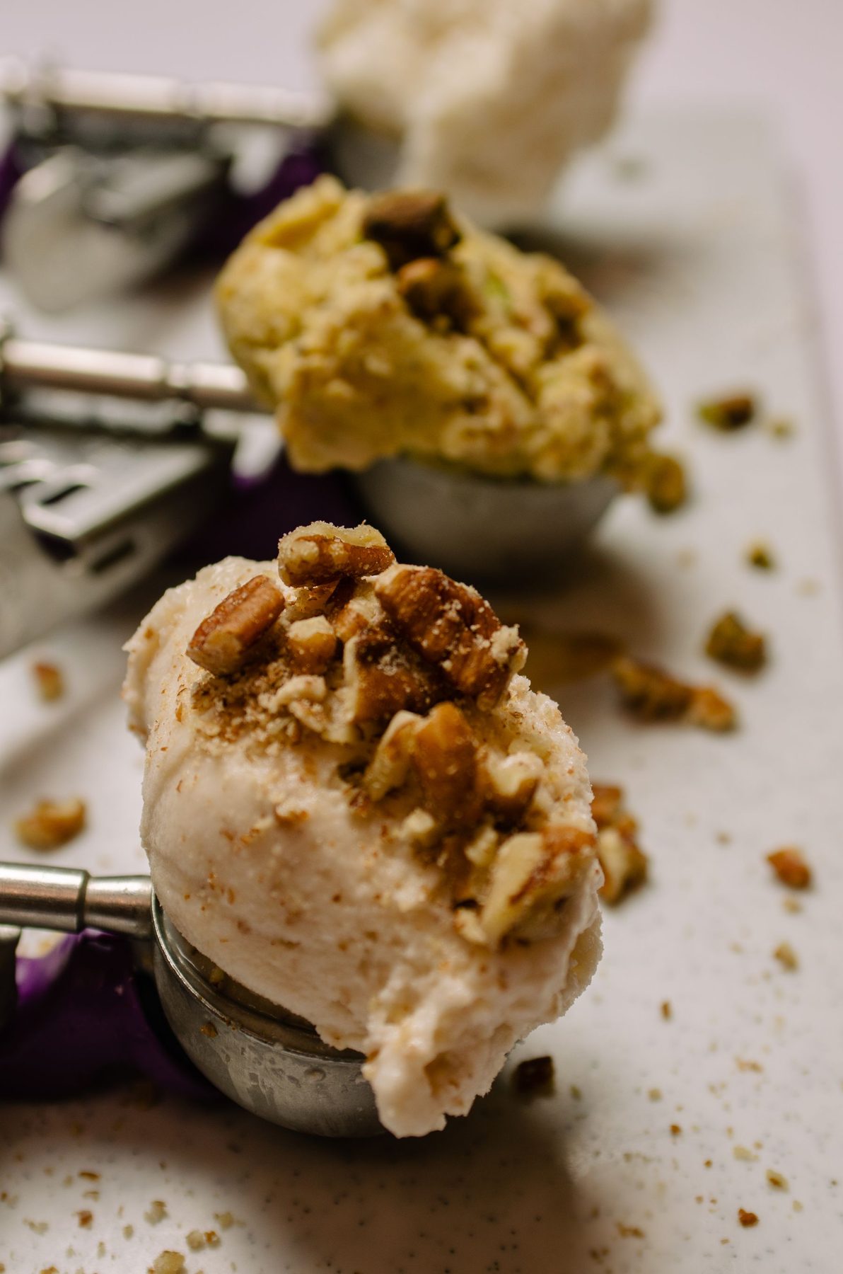 Plated gelato